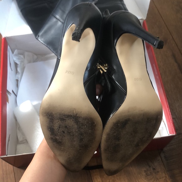 Guess Zionism Faux Leather Over The Knee Boots Size 6.5 - Picture 8 of 8